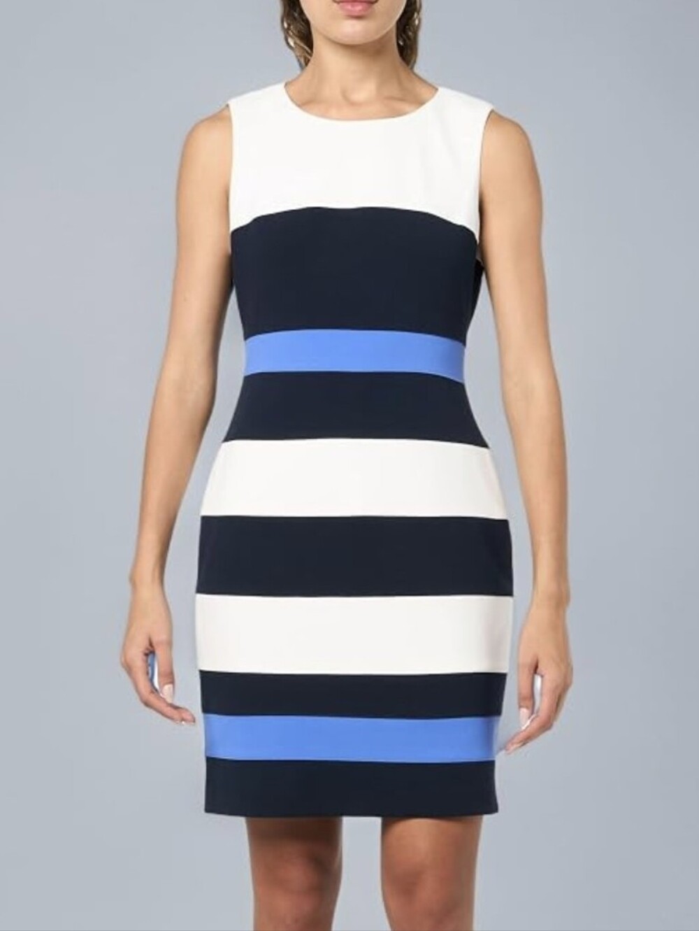 Tommy Hilfiger Women's Colorblock Sheath Dress, Size 4